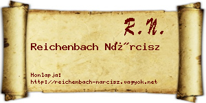 Reichenbach Nárcisz névjegykártya